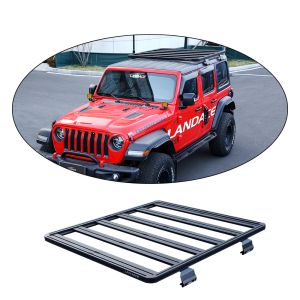 China Anodizing Aluminum Roof Racks for Jeep Wrangler JL JT JK 4X4 Off Road Accessories on sale