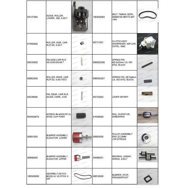 Auto Cutter Parts PN 94547002 Belt Assy 0.124kg 10X4860mm