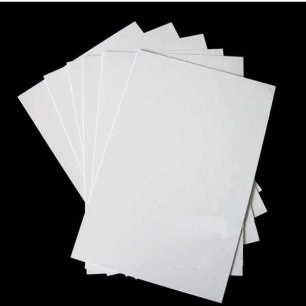 0.3mm Thickness A4 Size Silver or White Inkjet PVC Sheet for Printable Plastic Cards