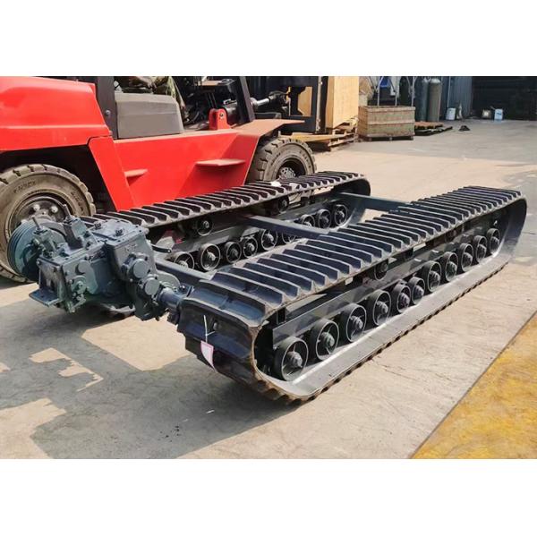 1.5MT Rubber Crawler Track Undercarriage With Automatic Borewell Machine