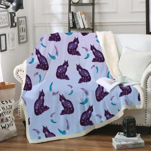 Wearable Printed Flannel Blanket 127x153cm 100% Polyester