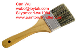 Natural pure bristle Chinese bristle synthetic mix paint brush wood handle plastic handle 2 inch PB-010