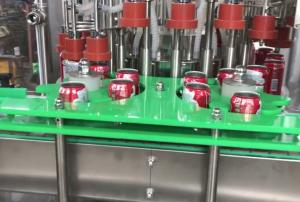 AISI 316L 250ml Aluminum Can Filling Machine With Isobaric Filler Nozzles