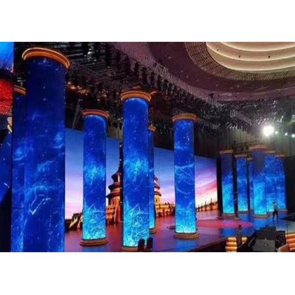 Customized Flexible Cylindrical Led Screen display 1000cd 3840 hertz