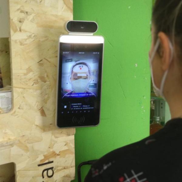 HFsecurity RA08T HFsecurity RA08T Face Health Code Device Bluetooth Android Face Recognition Health Code Scan Device