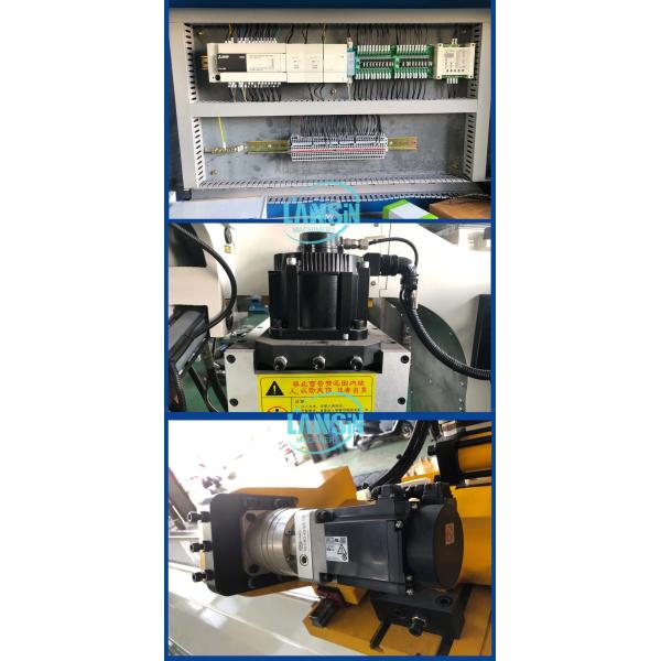 170mm Hydraulic CNC Pipe Bending Machine Wheel Barrow Full Automatic For Solid Bar
