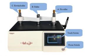 Buy cheap ASTM D1000 High Speed Unwind Tester , Uncoil Adhesion Testing Machine Touch Screen product