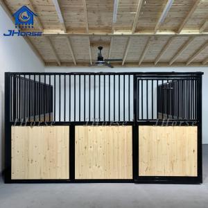 Buy cheap Indoor Portable Wood Pine Horse Stable Sliding Door Horse Stall Panels product