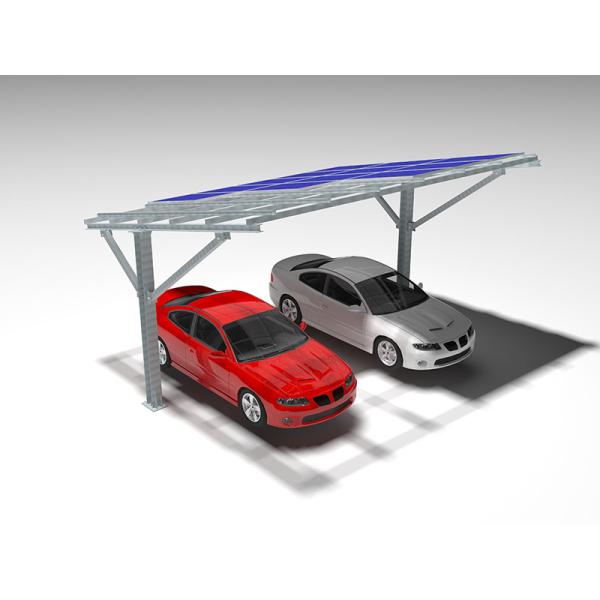 Q235 Steel Solar Carport Structures with CE Certification and 1.4KN/m2 Snow Load