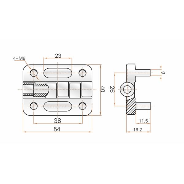 Modern Industry Replacement Cabinet Hinges Zinc Alloy Material Beautiful shape