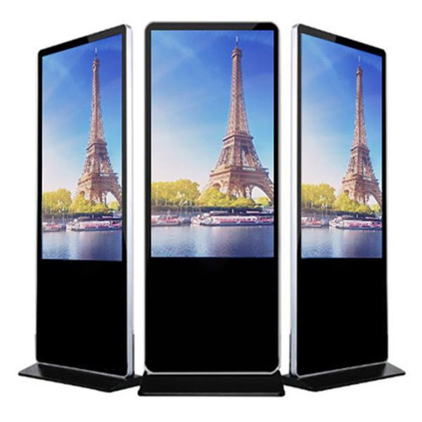 55'' Vertical 4K High Brightness Interactive Kiosk Indoor Multitouch Screen Digital Signage