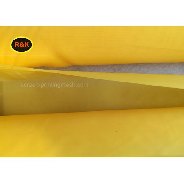 PCB Printing Screen Printing Screen Mesh Yellow Color 110 Polyester Mesh 40-42 Micron