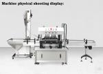 Induction Glass Jar Automated Bottle Filling Machine Antiwear 2000mm 2000W