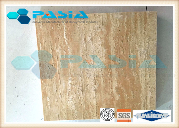 Flexible Honeycomb Stone Panels With Sound / Heat Insulation Hammer Bushed