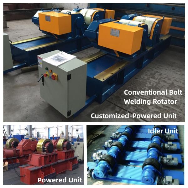 Self Aligning Adjustment Welding Rotators Customized OEM Bolt Lead Screw