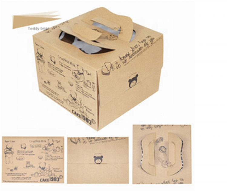Buy cheap Custom Printed Paper Food Container Cake Packaging Box with window product