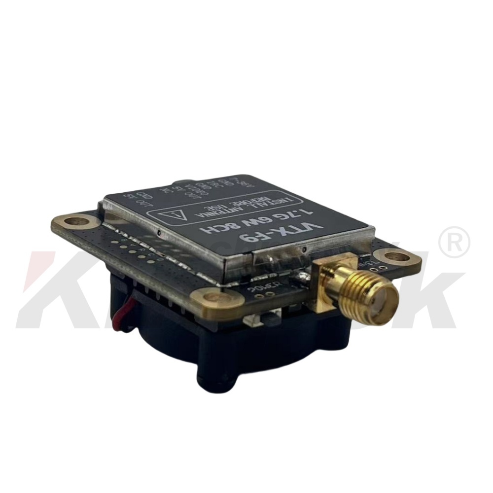 1.7G 6W Wireless Video Transmitter and Receiver 8CH Support IRC Tramp 1.7G VTX VRX