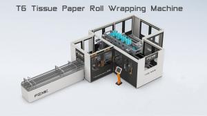 Buy cheap Jumbo Roll 10min Toilet Tissue Making Machine , 200packs/Min Toilet Roll Maker product