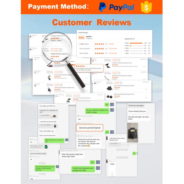 TWT Car Door Stopper Parts 68630-0E070 686300E070 For 2015-2021 Toyota Highlanders Rear Door Limiter LR