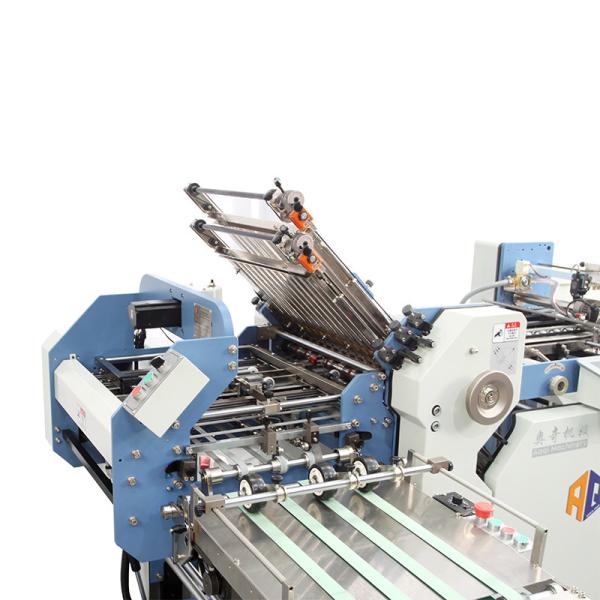 Independence Knife Cross Folding Machine With 480mm Width 4 Buckle Plates