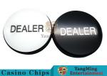 Buy cheap Texas Sculpture Poker Blind Buttons With Black And White Double - Sided Design product