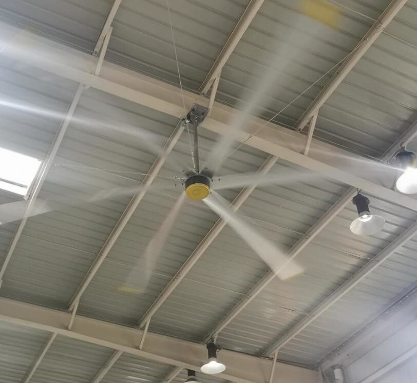 Heavy Duty High Efficiency Large HVLS Fans For Logistics
