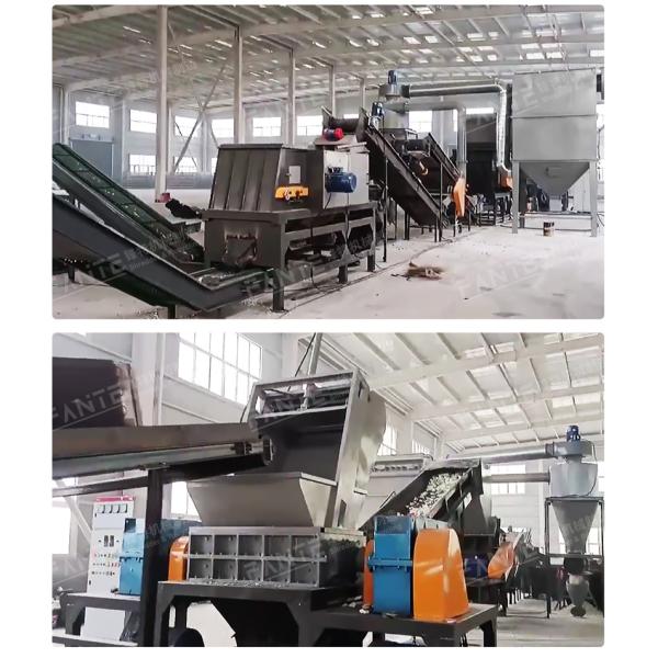 Industrial Twin Shaft Shredder for E Waste Including Hard Drives Keyboards Printers Routers and TVs