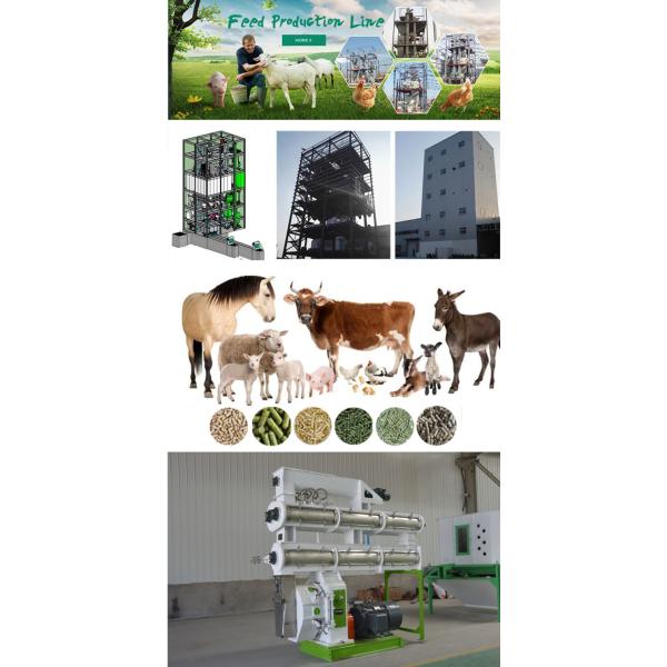 High Efficiency Animal Feed Production Machine , Cattle Food Processing Machine
