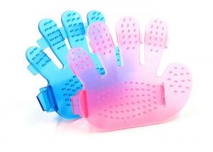 Buy cheap Hand Shape Pet Comb Glove , 12 * 11 * 6cm Silicone Shower Cat Bathing Gloves product