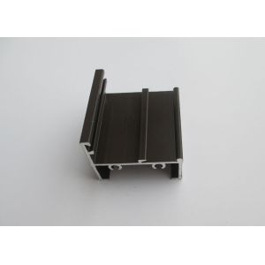 China Black Aluminium Window Frames Extrusions Abrasion Resistant Environmentally Friendly on sale