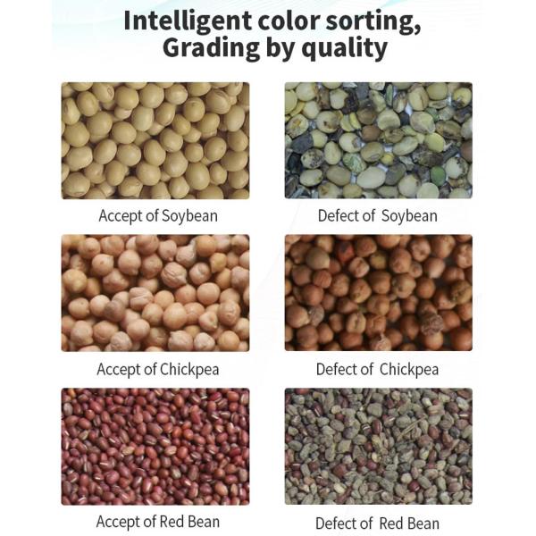 SGS 2.5t/H 3 Channels Separator Grain Color Sorter Machine