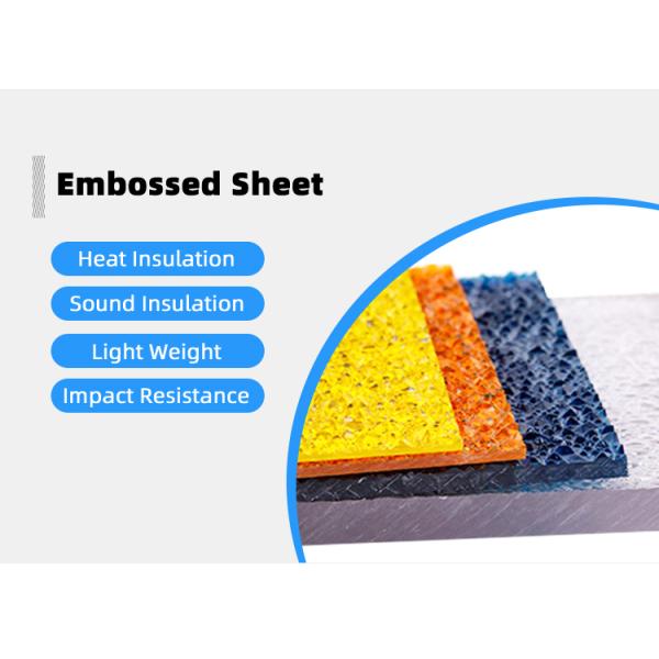 UV 400 Unbreakable Clear Colored Polycarbonate Sheets Diamond Poly Carbonate Plate