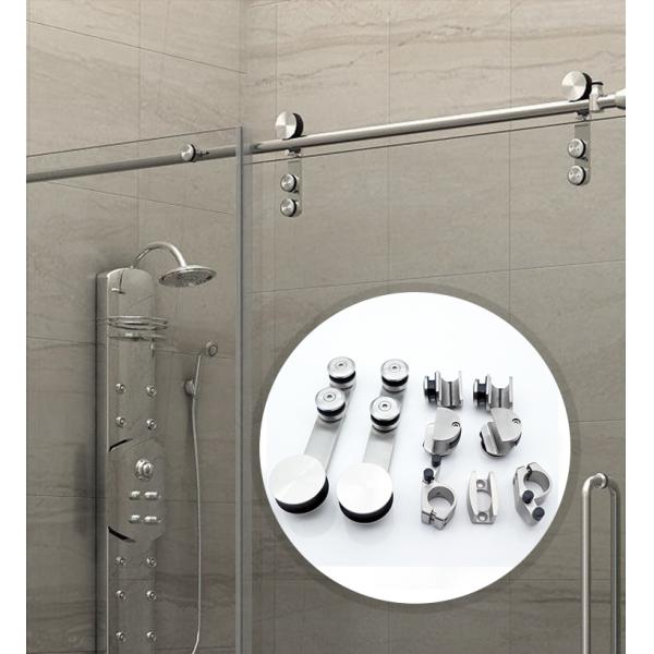 60kg Load Bearing Glass Sliding Shower Door Fitting for 8-10mm Glass PSS/SSS Hardware