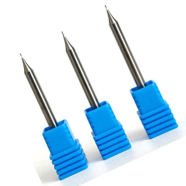 Solid 0.6mm Square Micro End Mills Straight Shank