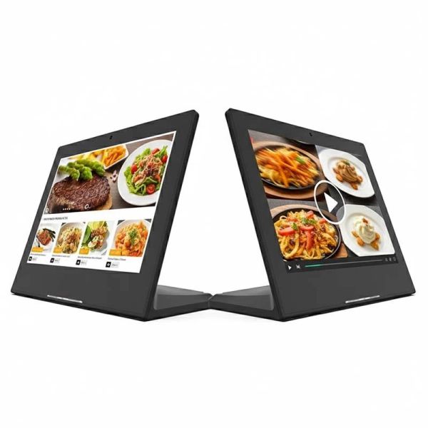 Interactive Restaurant Menu Screen with Multi-Language Support and CMS Updates