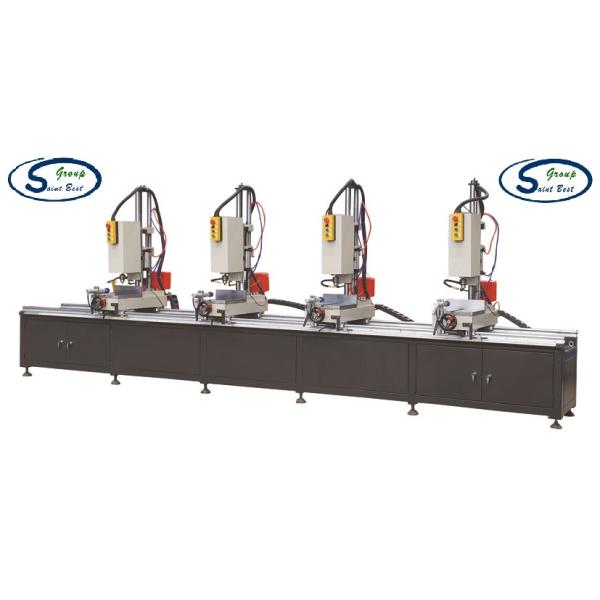 Four Head Aluminum Window Hole Drilling Machine / Multi Mitre Combination Drilling Machine