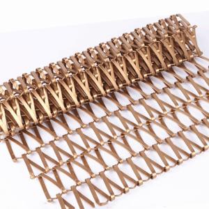 China Balanced Spiral Wire Mesh For Metal Curtain on sale