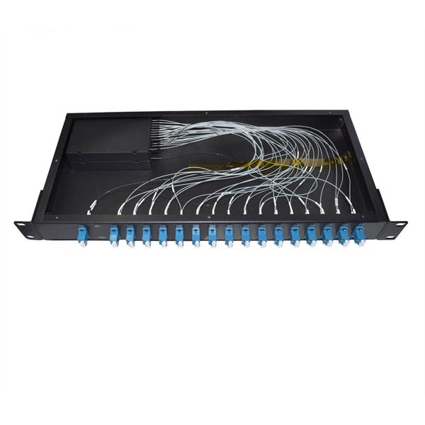 16ch Rack Mounted Wavelength Division Multiplexer CWDM MUX/DEMUX Module For PON Networks