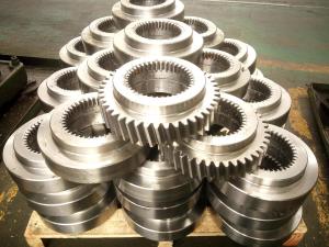 Buy cheap External Helical Cut Gears With Internal Spur Gear Involute Splines product