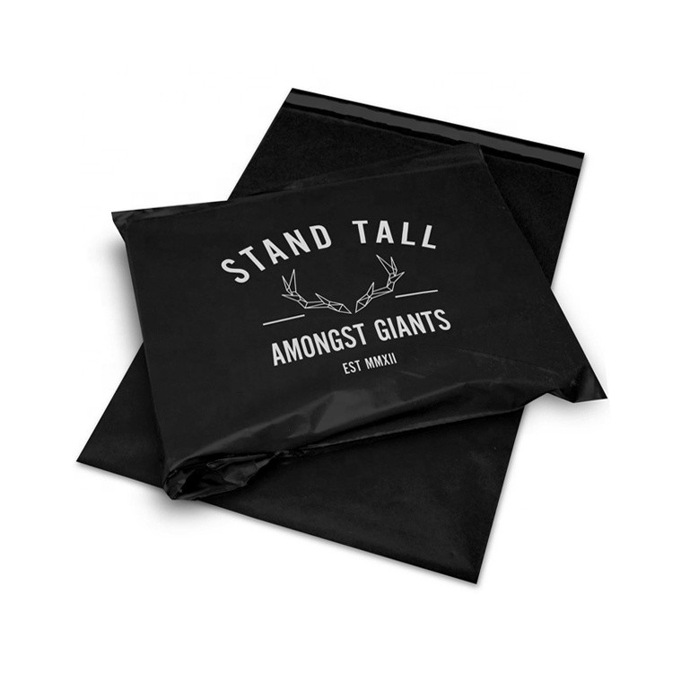 Strong Adhesive Biodegradable Apparel Packaging Custom Private Label Logo Plastic Shipping Bags For Clothing