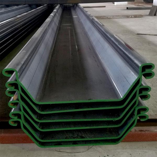 Q235 Q275 Q345 U Type Sheet Pile Type 2 400x100x10.5mm For Construction