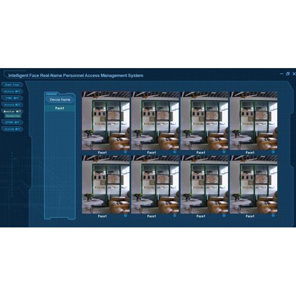 H.265 touchless Facial Thermal Scanner Kiosk Biometric Attendance System
