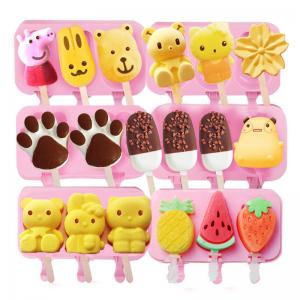 Buy cheap Thickened Harmless Silicone Ice Cream Moulds , Durable Ice Cream Cake Mold Silicone product