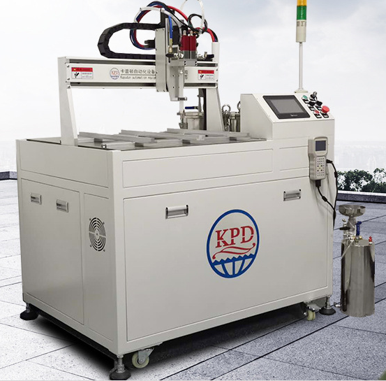 Professional and Compact Core Components Pump PCB Potting Machine for EMC Filters