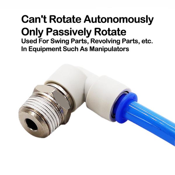 KSL KSH Right Angle Elbow High Speed Pneumatic Rotary Union 4mm To 12mm