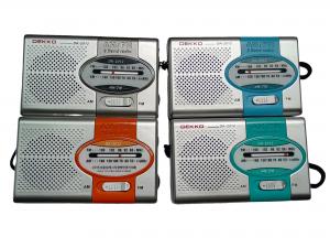 China Aa Battery Powered Fm Radio Pocket Size Built In Antenna 2 Batteries on sale