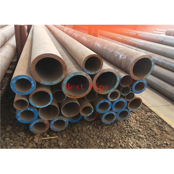 Black Painted Surface Chromoly Steel Tubing , Industrial Steel Pipe 10CrMo5-5/1.7738