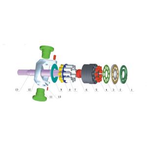 Hydraulic Piston Pump er SPK10/10(E200B) SPV10/10(MS180)