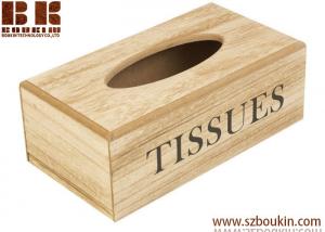 Buy cheap Recycle Wooden Tissue Holder Home Tissue Box napkin box napkin container tissue organizer product