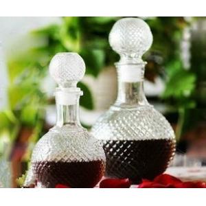 Buy cheap Unique shaped red wine glass bottle made in china from wholesalers